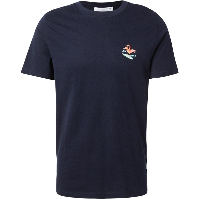 Lindbergh Tričko tmavomodrá / mätová / svetlooranžová / tmavooranžová 68415821