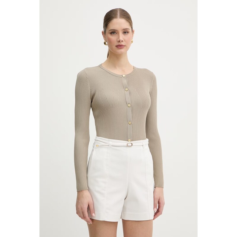 Armani Exchange sveter na gombíky dámsky s viskózou 68411617