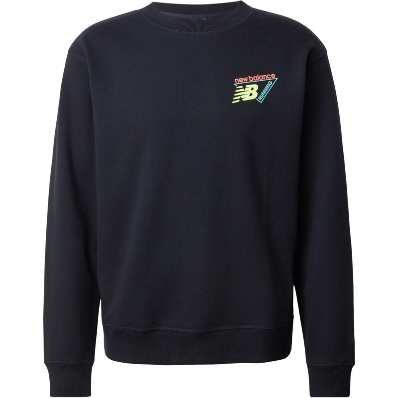 new balance Mikina petrolejová / svetlozelená / červená / čierna 68415927