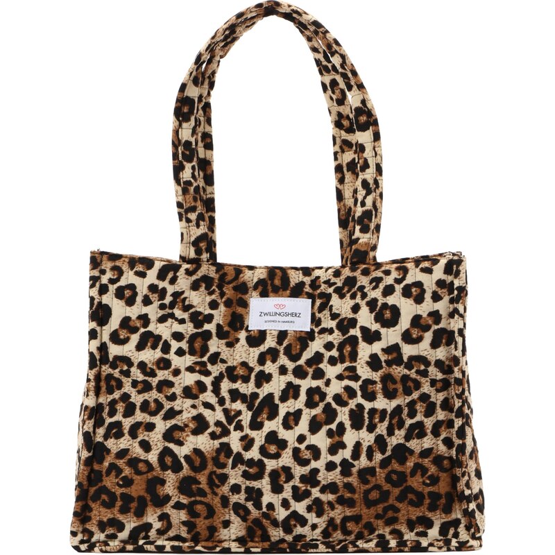 Zwillingsherz Shopper svetlobéžová / hnedá / čierna 68416029