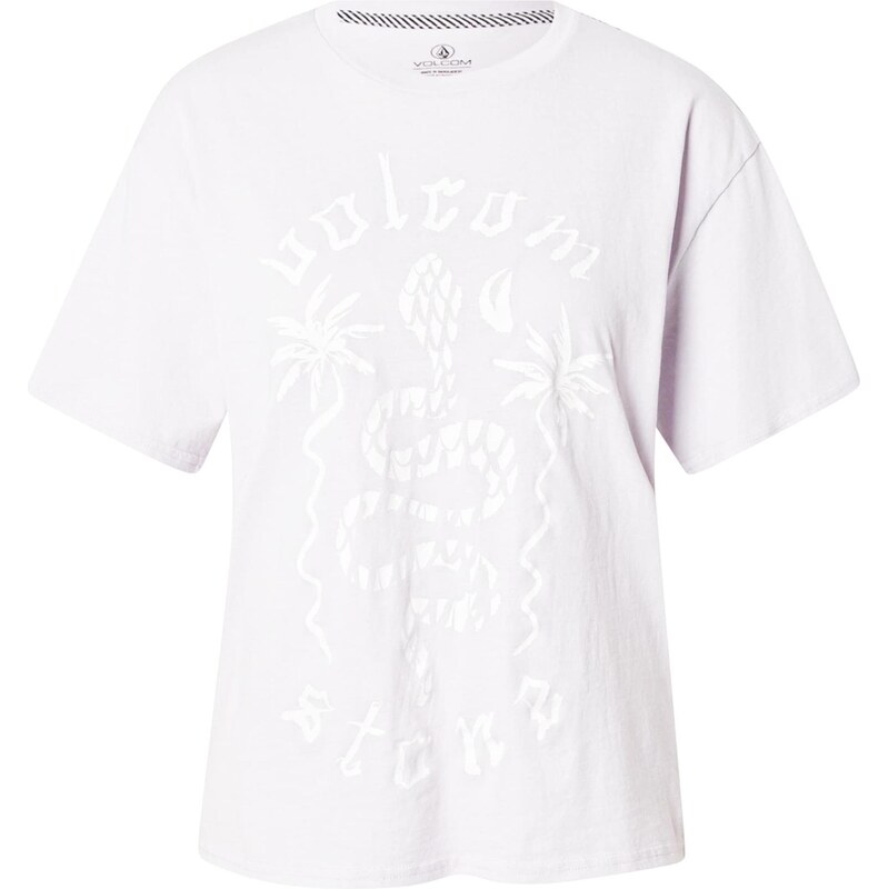 Volcom Tričko BURNOUT pastelovo fialová / biela 68416073