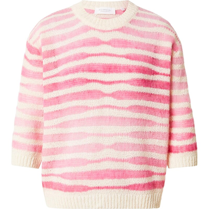 Rich & Royal Sveter ružová / biela 68416131