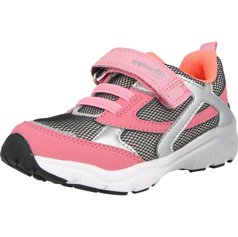 SUPERFIT Tenisky SPORT5 striebornosivá / ružová / pitaya / čierna 68416116