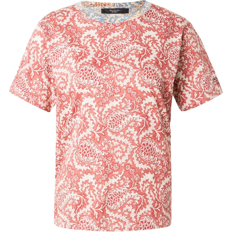 Weekend Max Mara Tričko BUSSOLA farba ťavej srsti / svetlomodrá / 68416157