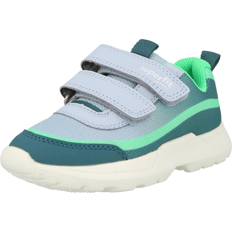 SUPERFIT Tenisky RUSH modrosivá / smaragdová / svetlozelená / biela 68416177