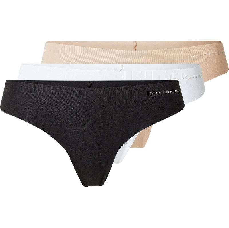 Tommy Hilfiger Underwear Tangá telová / čierna / biela 68416179