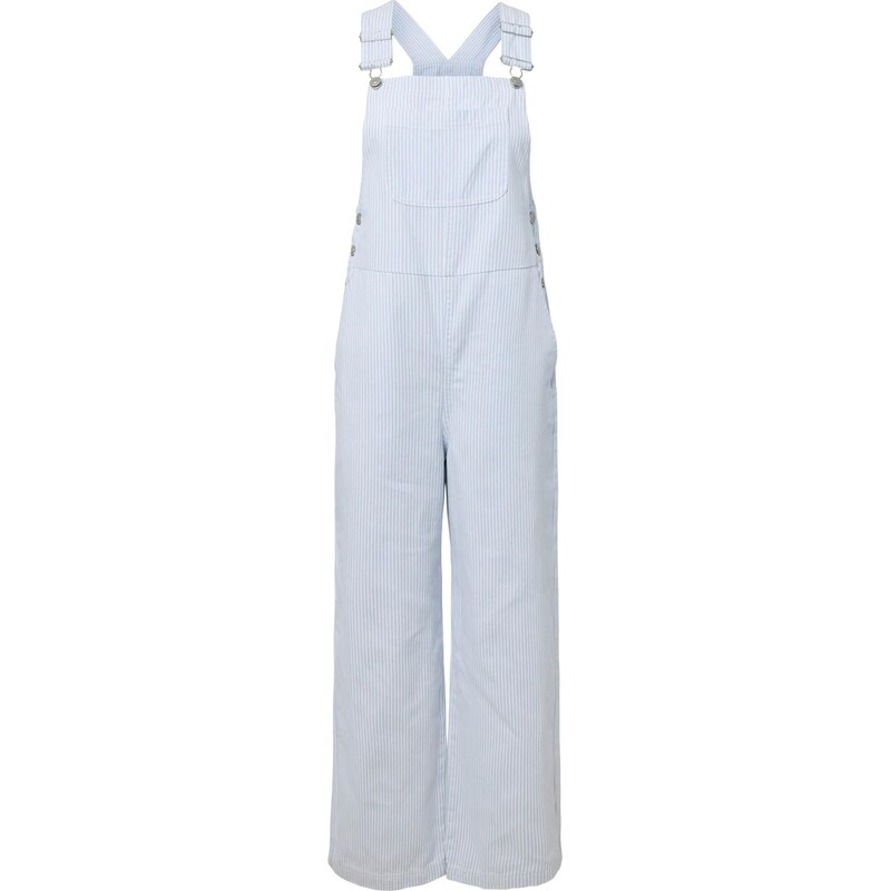 PIECES Nohavice na traky PCAllo svetlomodrá / biela 68427608