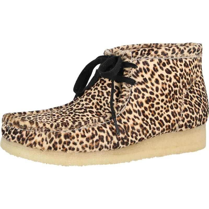 Clarks Originals Chukka čižmy Wallabee krémová / pueblo / čierna 68415524