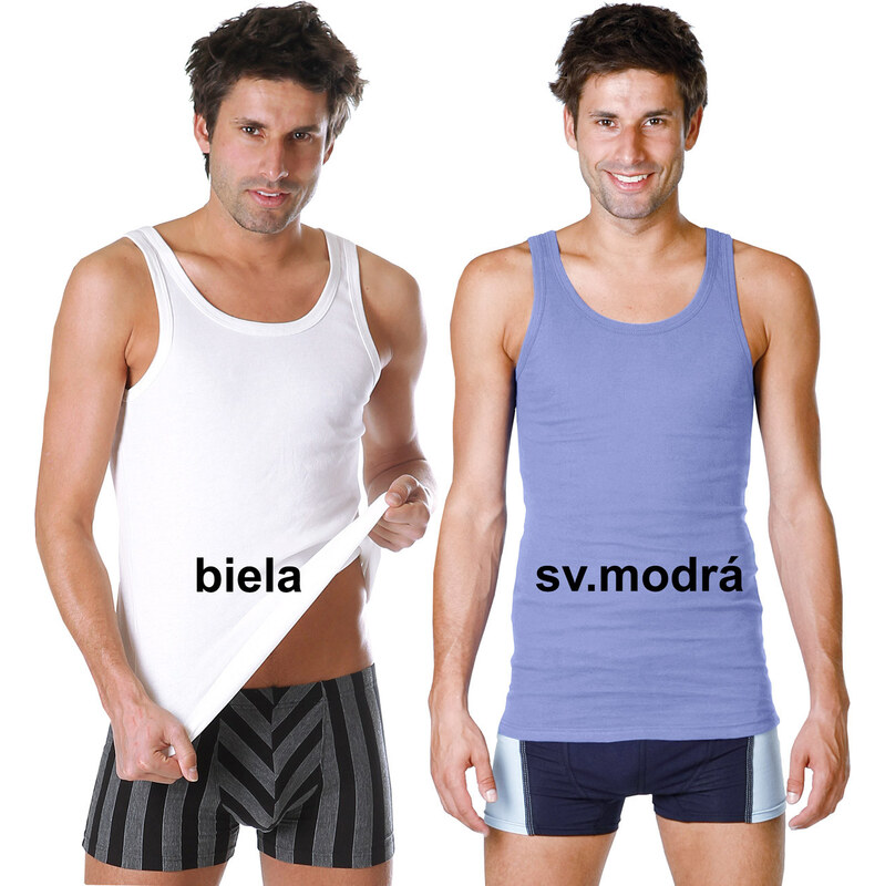 EVONA Pánske tielko Dan(Ero) biela 46(S) 49870227