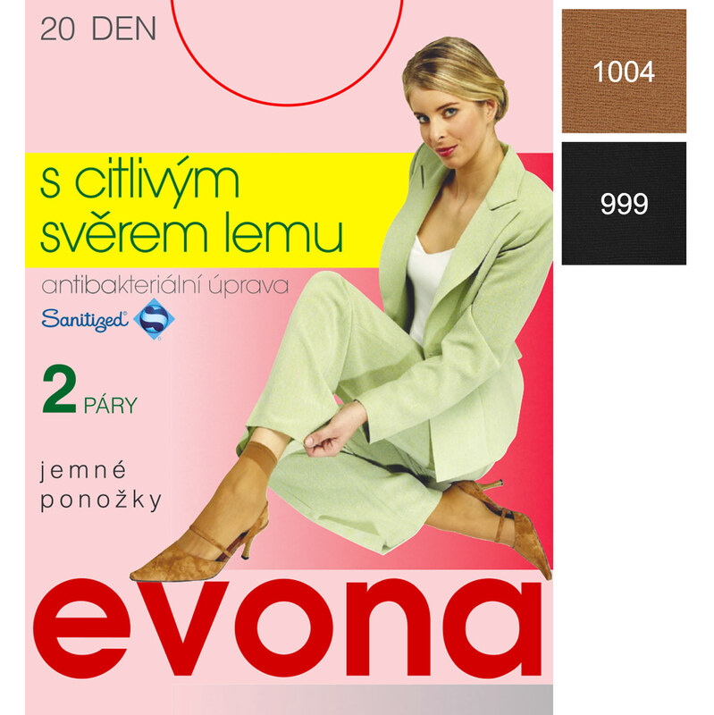 EVONA Dámske ponožky Polona 1004 38-41(25-27) 49870199