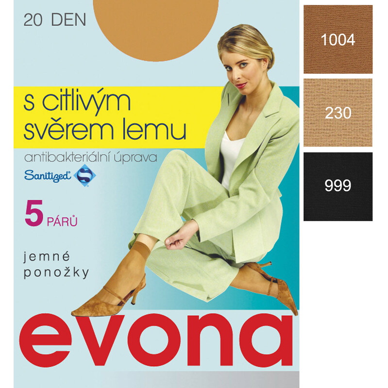 EVONA Dámske ponožky Napolo 1004 38-41(25-27) 49870200
