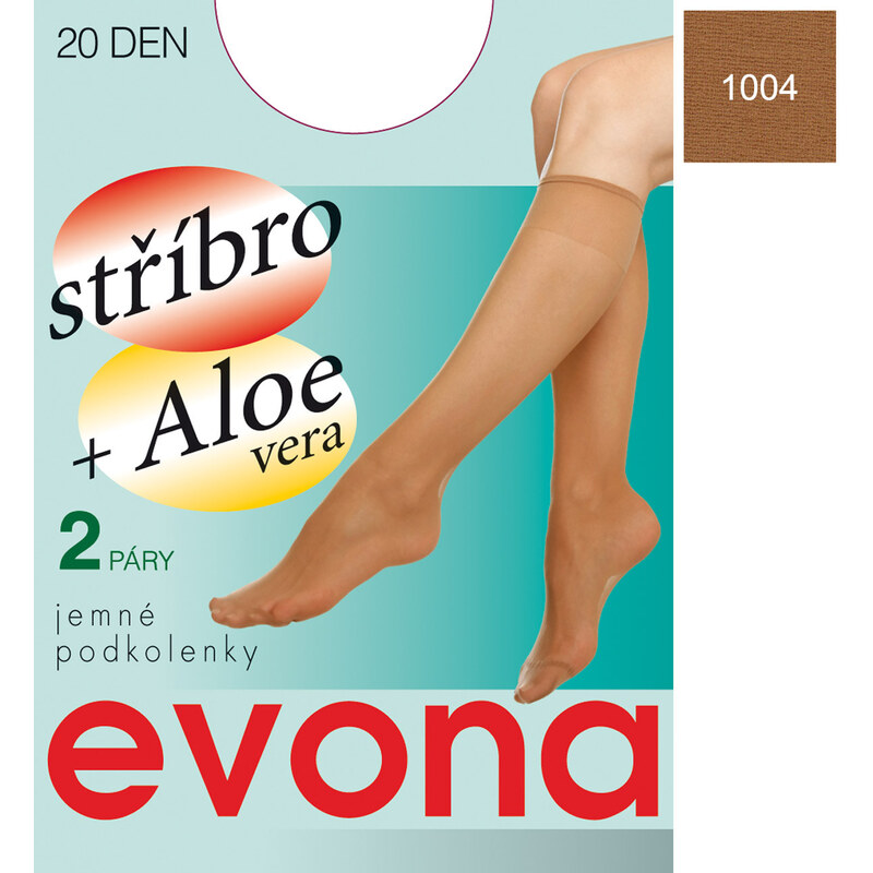 EVONA Podkolienky Silver-pod 1004 38-41(25-27) 49870277