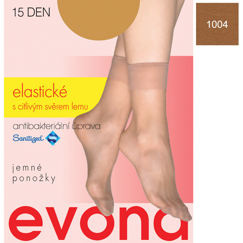 EVONA Dámske ponožky Lena 1004 38-41(25-27) 49870256