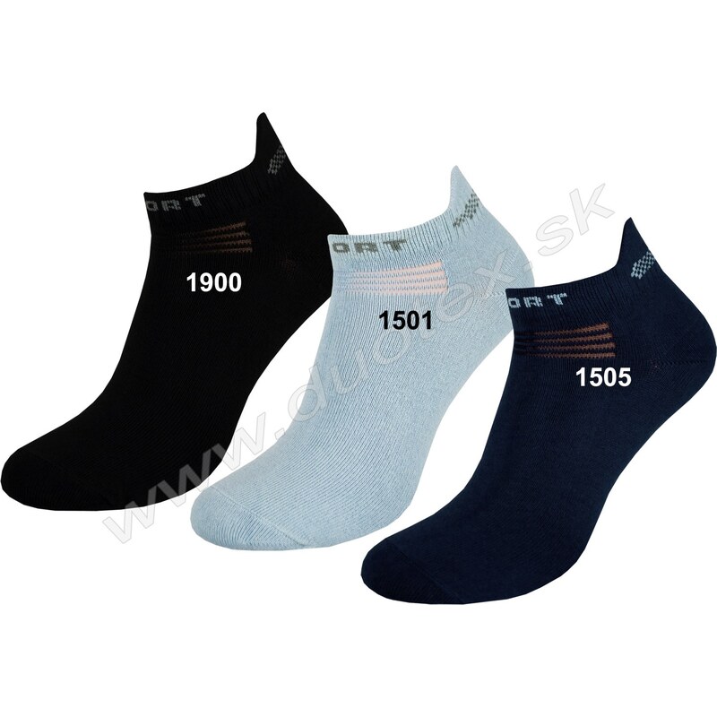 DUOTEX Členkové ponožky Justina-3 1501 37-39(24-26) 49870268