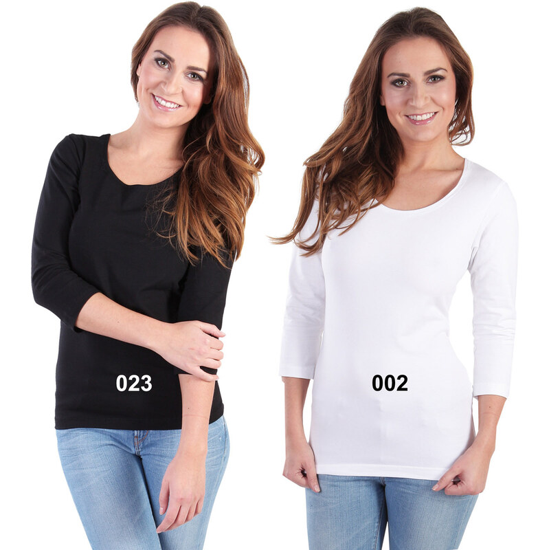 EVONA Dámske tričko Eby 002-biela 2XL 49870377