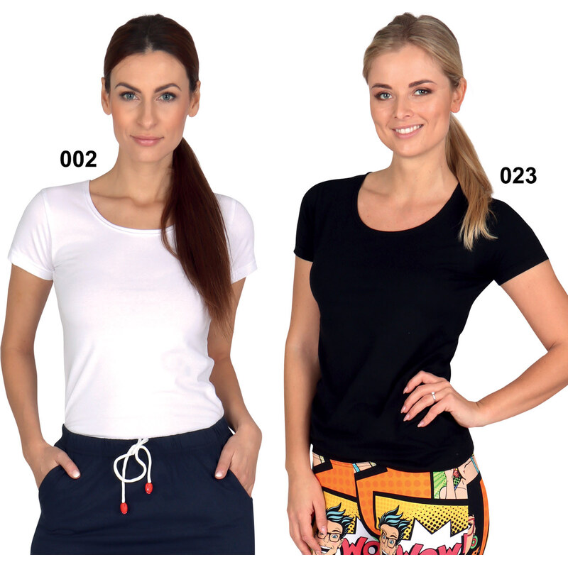 EVONA Dámske tričko Sisa 002-biela 2XL 49870381