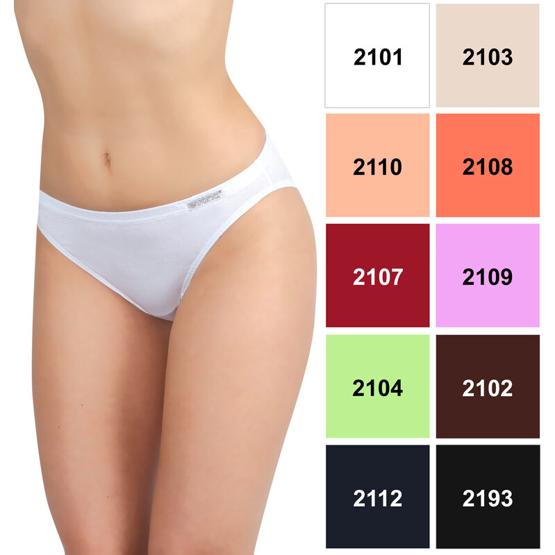 EVONA Nohavičky Slips7001/E 2101-biela 2XL 49870383