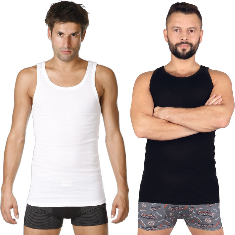 EVONA Pánske tielko Egon čierna 50(M) 49870525