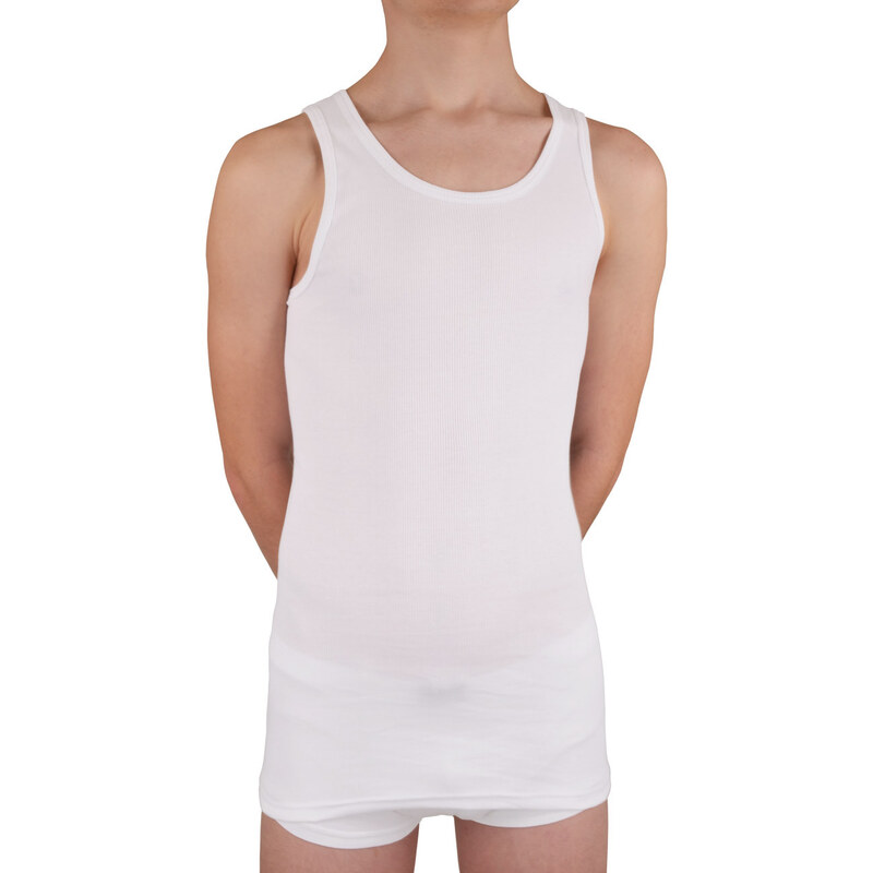 DUOTEX Pánske tielko Devan biela 50-52(M) 49870776