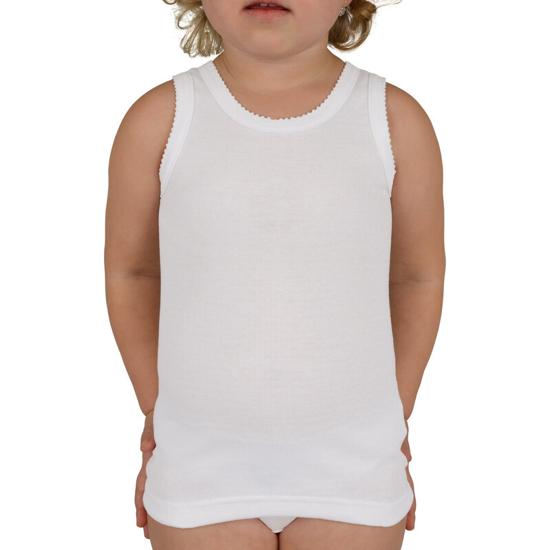 DUOTEX Dievčenské tielko Daneta biela 104 49870778