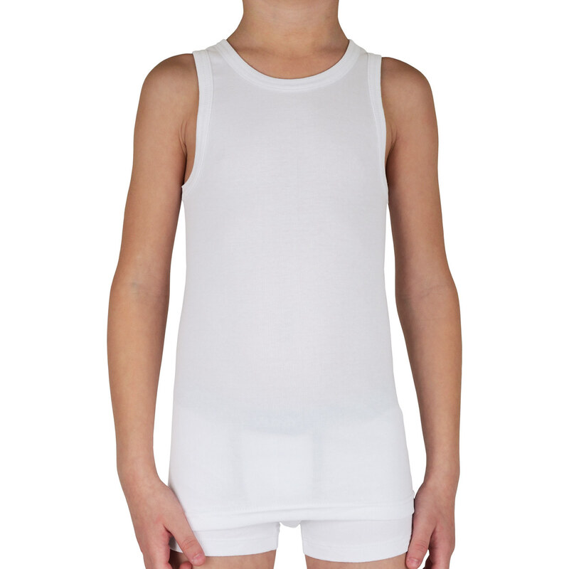 DUOTEX Chlapčenské tielko Dedek biela 104 49870780