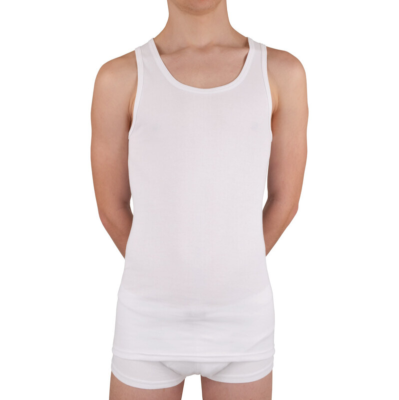 DUOTEX Pánske tielko Delvis biela 46(S) 49870775