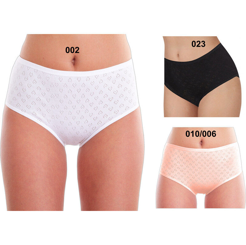 EVONA Nohavičky K800 002-biela 2XL 49871192