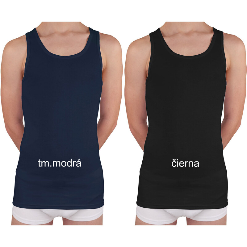 DUOTEX Pánske tielko Delvis-2 čierna 46(S) 49872063