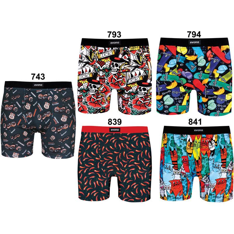 EVONA Pánske boxerky Bronx-4 743 2XL 49872504