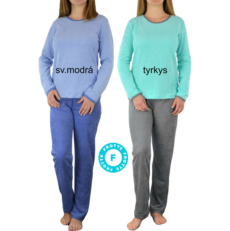 DUOTEX Froté pyžamo Frotona-2 tyrkys 2XL 49873246