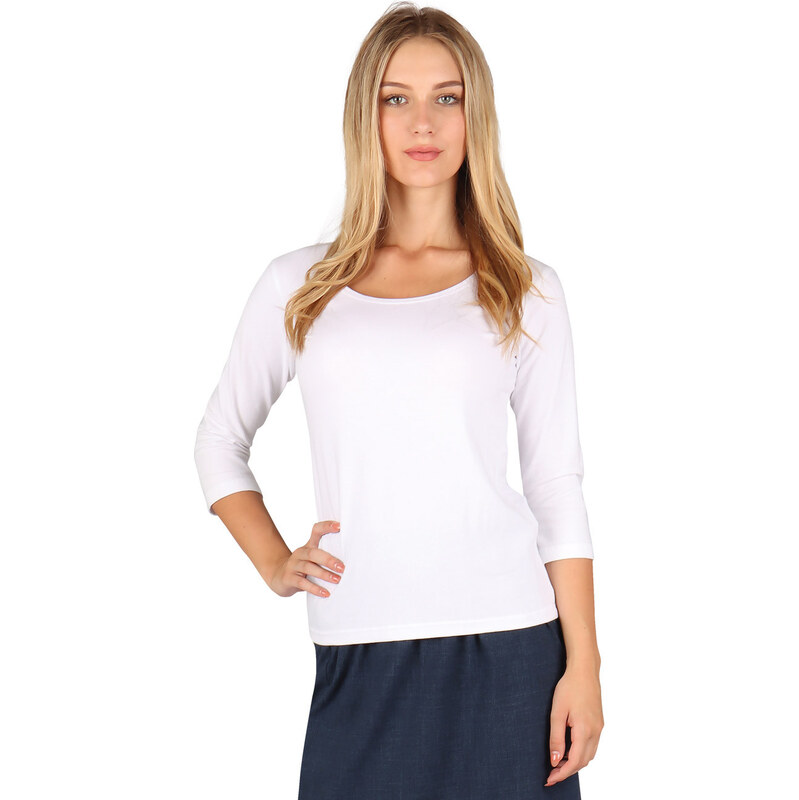 EVONA Dámske tričko Emy 002-biela 2XL 49874203