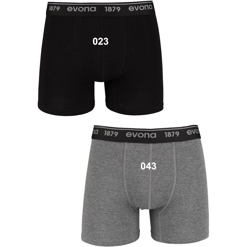 EVONA Pánske boxerky Orlando 023-čierna 2XL 51503176