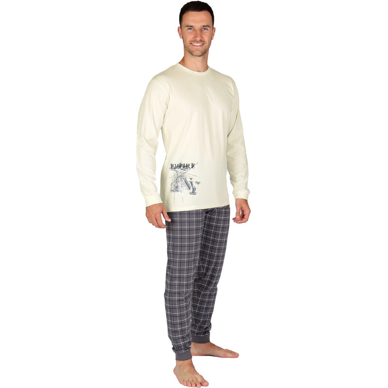 EVONA Pánske pyžamo P-Kerem sv.béžová 2XL 66679821