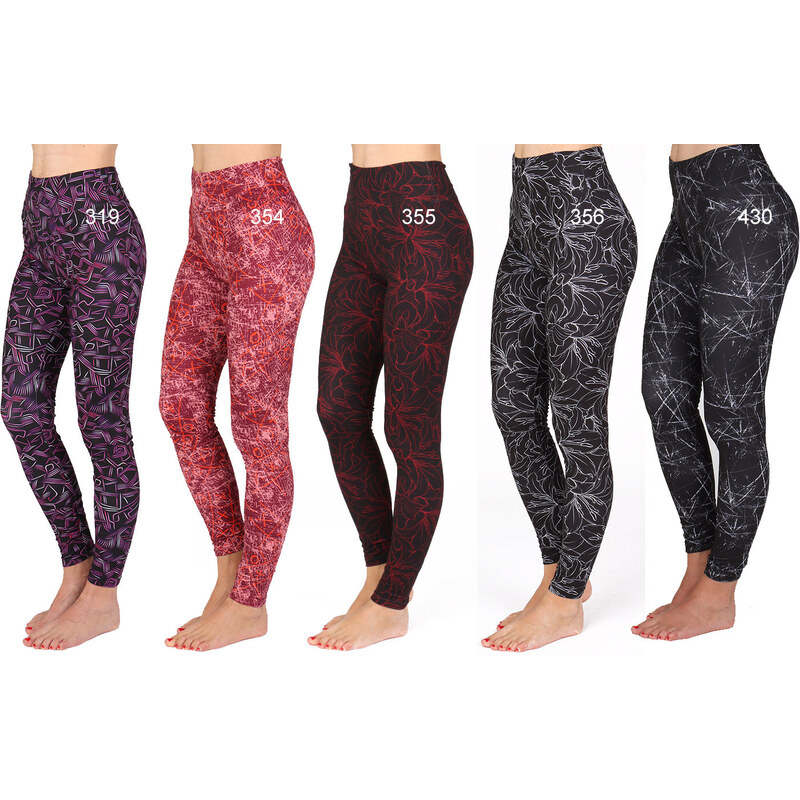 EVONA Dámske legíny Lucy 354-červená 2XL 66680068