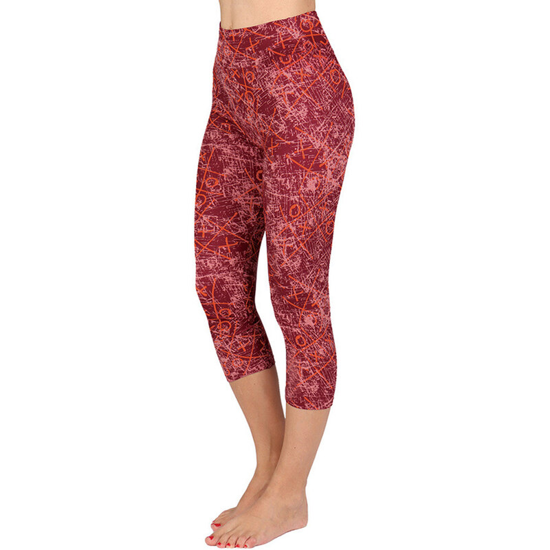 EVONA Dámske legíny Lucyna 354-červená 2XL 66680071