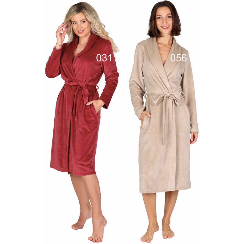 EVONA Dámsky župan Atlantis 056-béžová 2XL/3XL 68414178