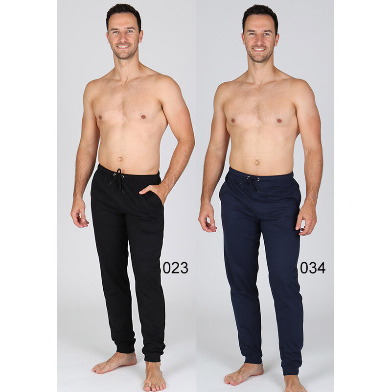 EVONA Pánske tepláky Arnys 023-čierna 2XL 66680713