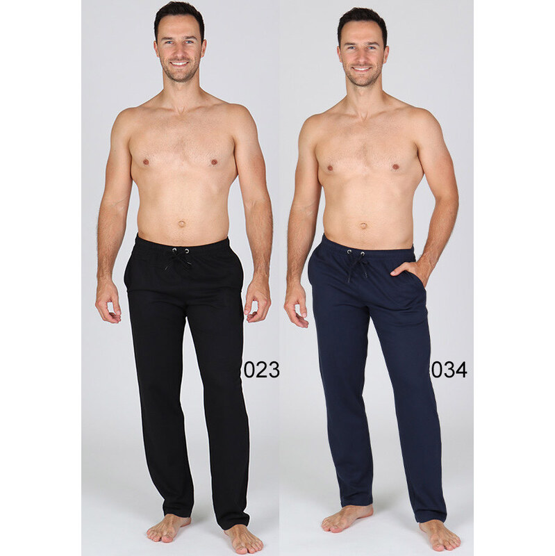 EVONA Pánske tepláky Barnys 023-čierna 4XL 66680714