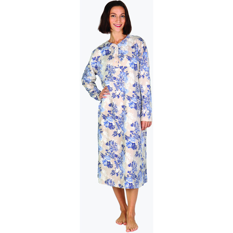 EVONA Dámska nočná košeľa P-Grace béžová 2XL 68414183