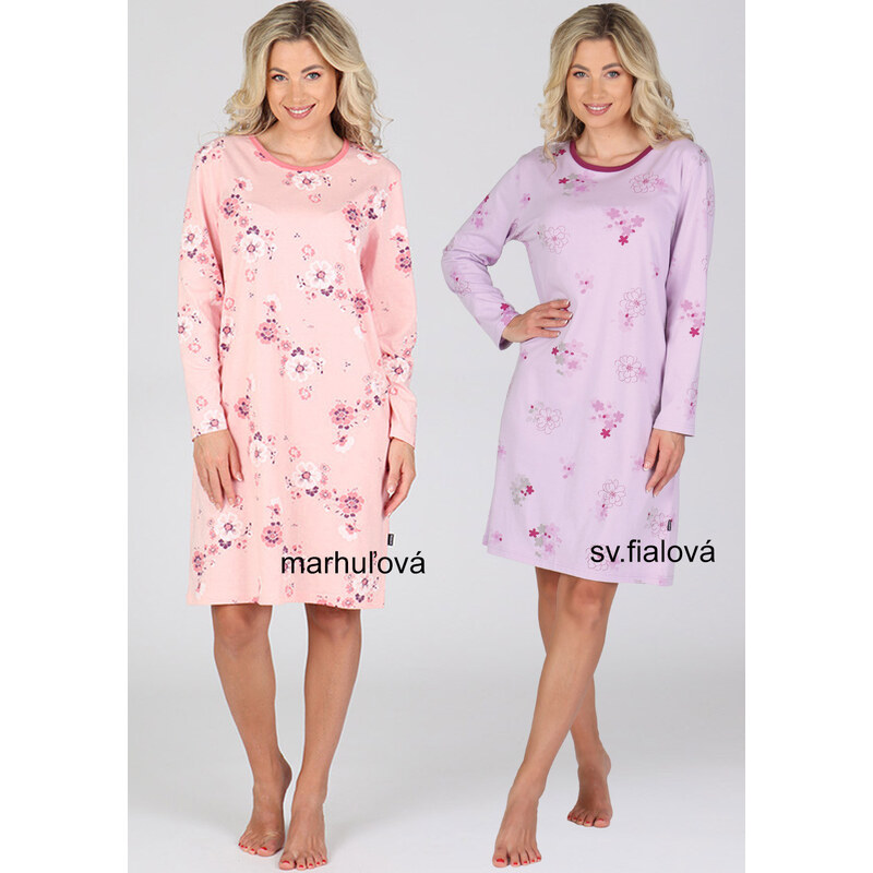 EVONA Dámska nočná košeľa P-Breda 470-sv.fialová M 66680718
