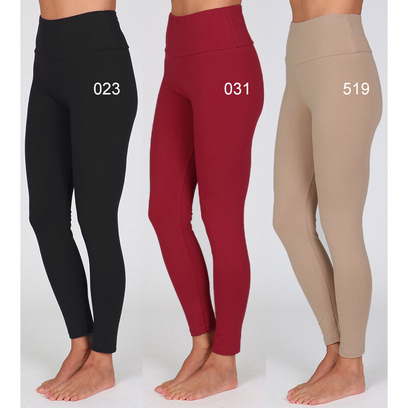 EVONA Dámske legíny Levanda 023-čierna 2XL 68414187