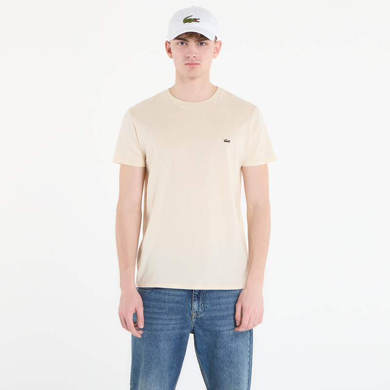 Tričko LACOSTE Tee-Shirt Naturel Clair 7 68336907