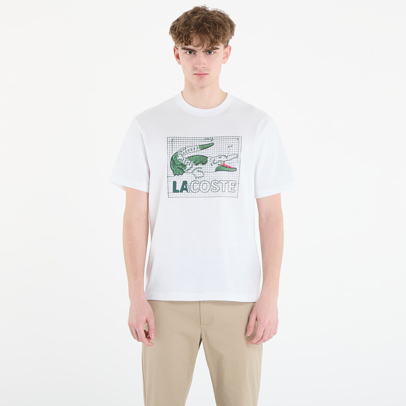 Tričko LACOSTE Tee-Shirt White 4 68336906