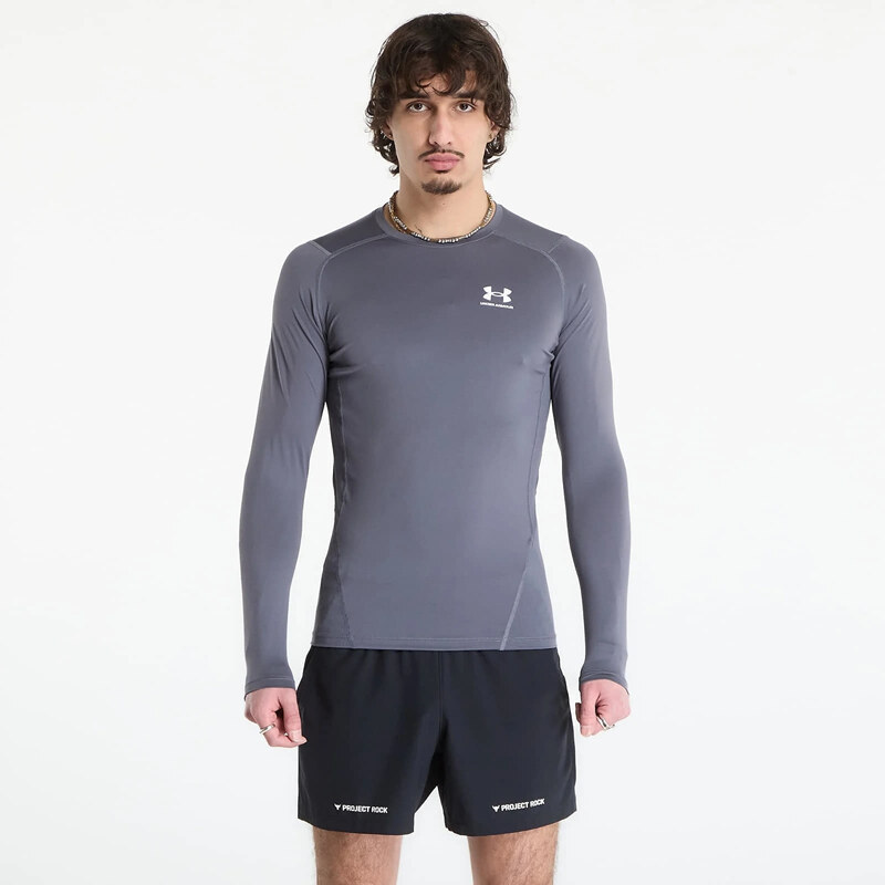 Tričko Under Armour Hg Armour Comp Ls Gray XXL 66355007
