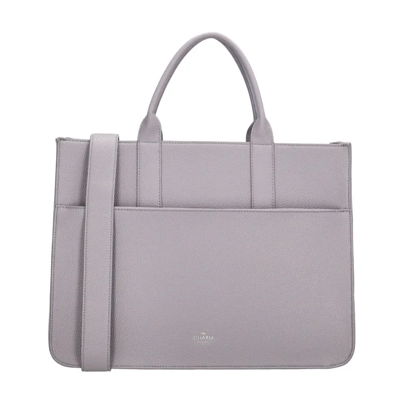Charm London Fialová elegantná shopper kabelka „Princetown“ 68471081