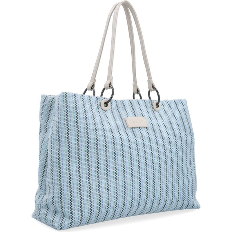 Kabelka zo syntetickej kože cez rameno Le Sands modrá 4614 M 68419686