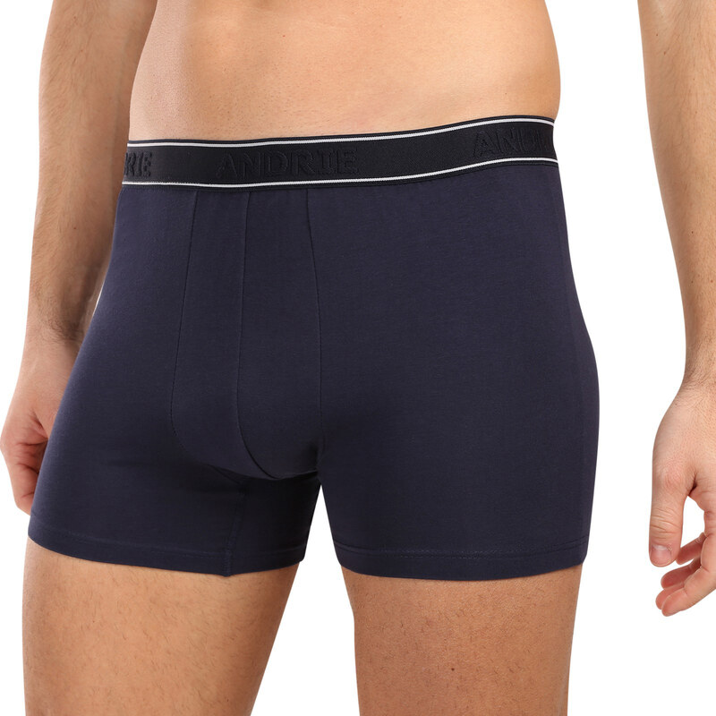 Pánske boxerky Andrie viacfarebné (PS 5828/dark blue) 68419136