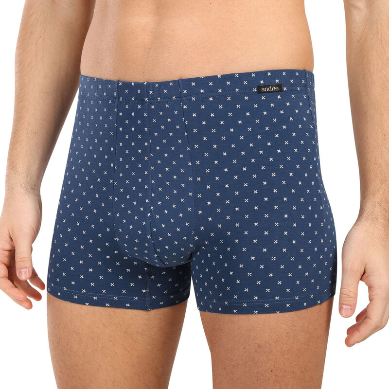 Pánske boxerky Andrie viacfarebné (PS 5788-dark blue) 68419137