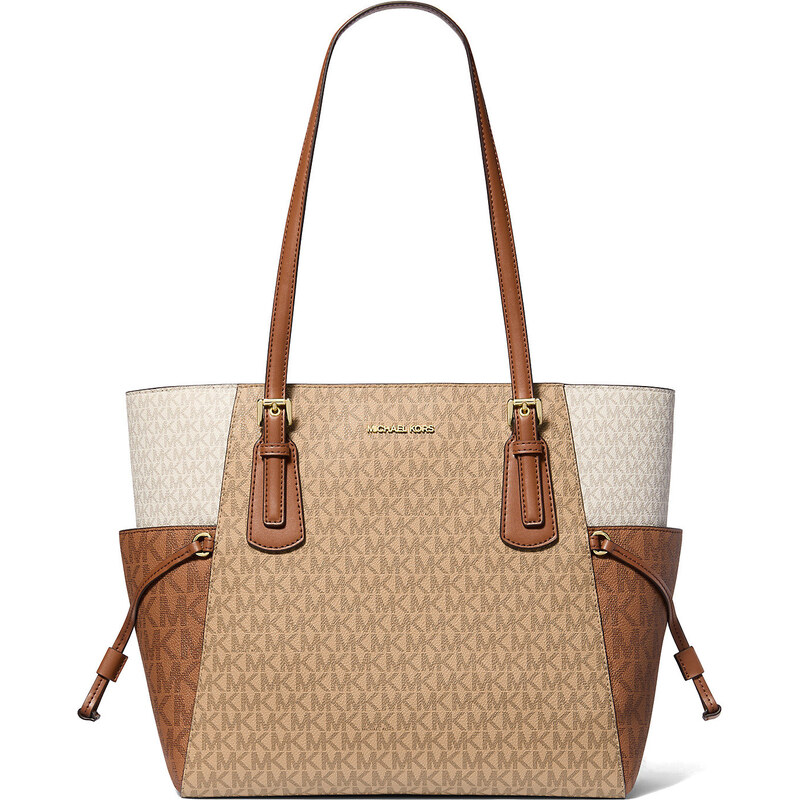 Michael Kors kabelka Voyager camel multi 68424356