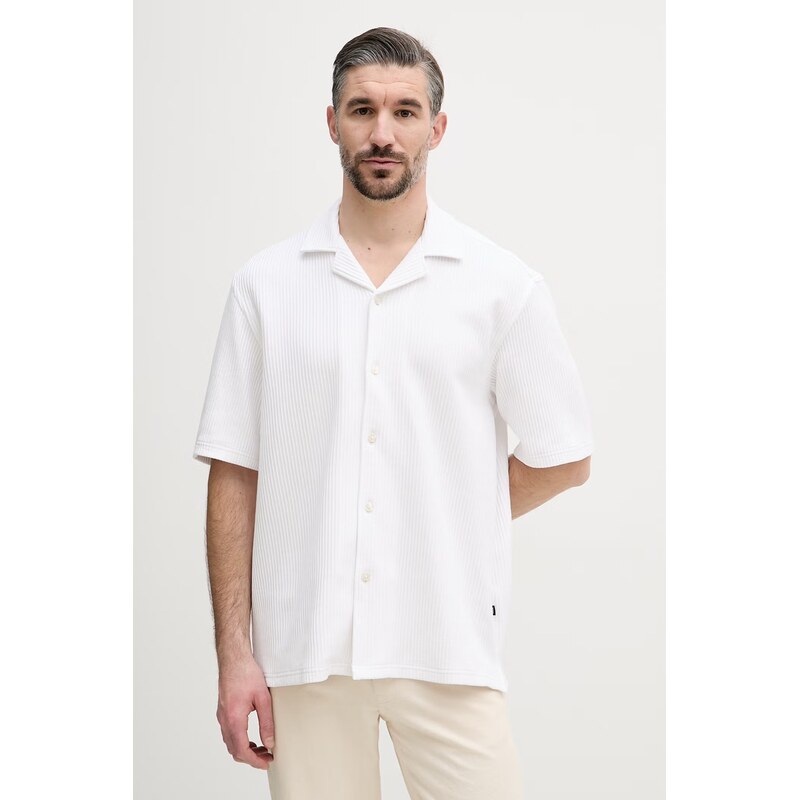 BOSS košeľa pánska bavlnená s elastanom LARS 68435371